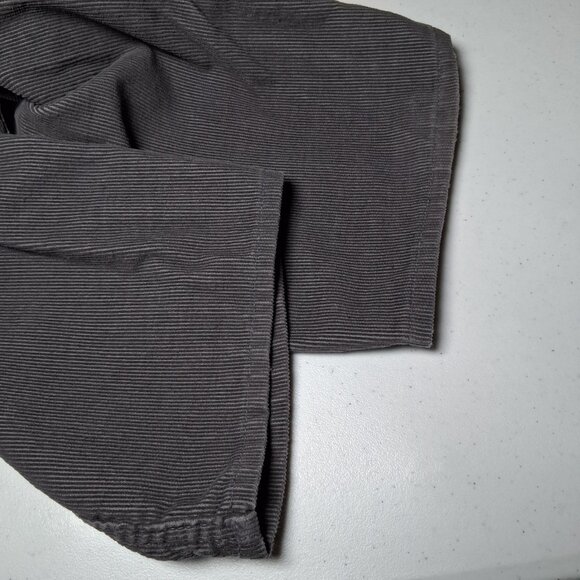 Vintage Roebucks Corduroys Corduroy Pants Men 36x29.5 Gray Classic READ - Picture 5 of 15